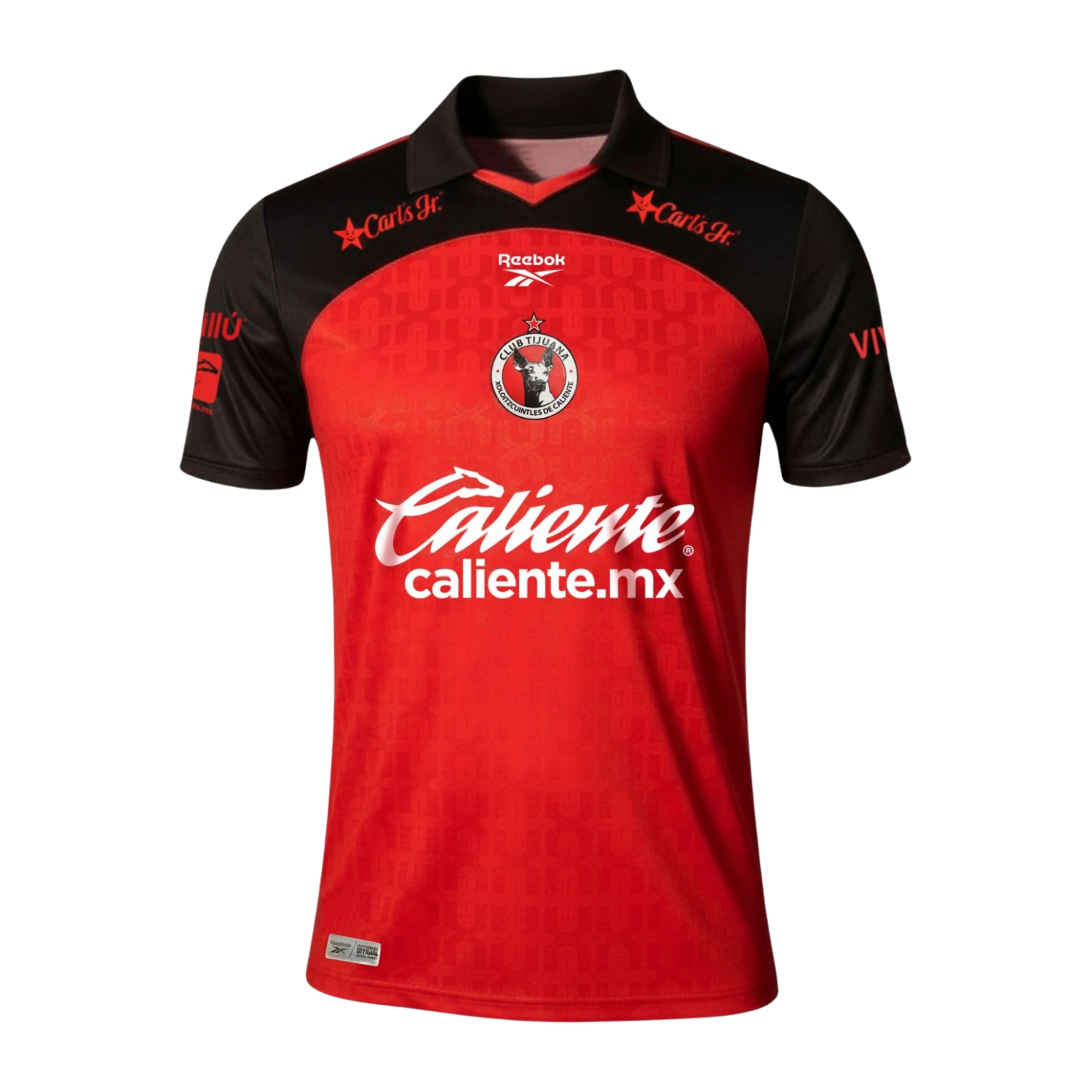 Club Tijuana Home 2026 Jersey Black & Red Men's