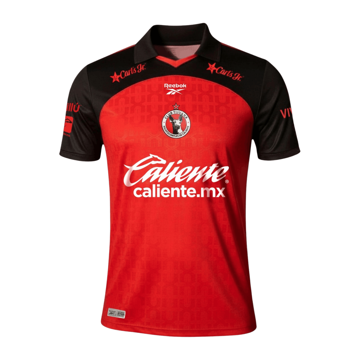 Club Tijuana Home 2026 Jersey Black & Red Men's