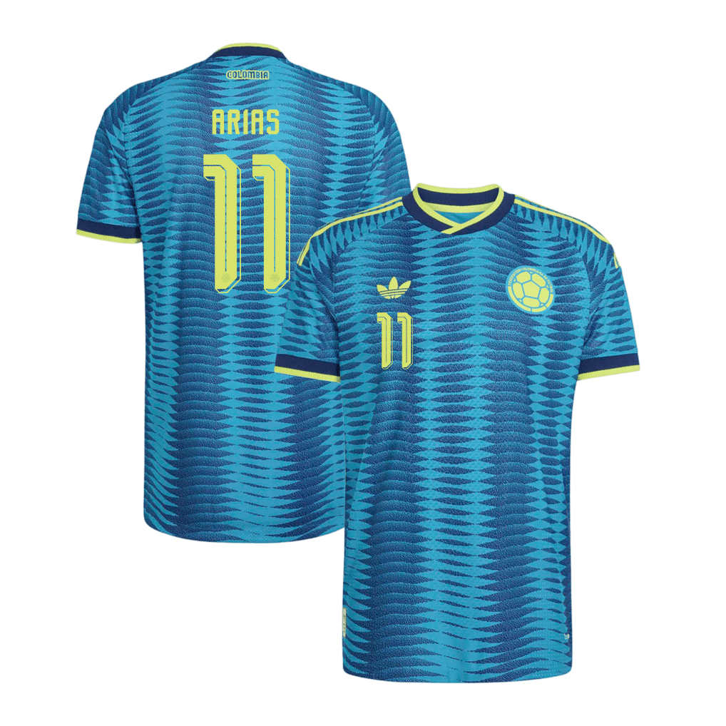 Colombia ARIAS #11 Away World Cup 2026 Jersey Blue Men's