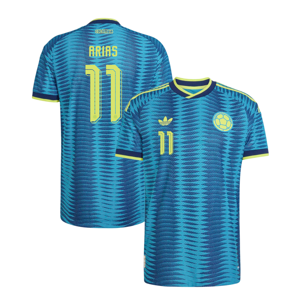 Colombia ARIAS #11 Away World Cup 2026 Jersey Blue Men's