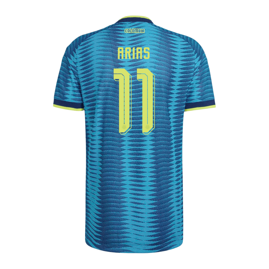 Colombia ARIAS #11 Away World Cup 2026 Jersey Blue Men's