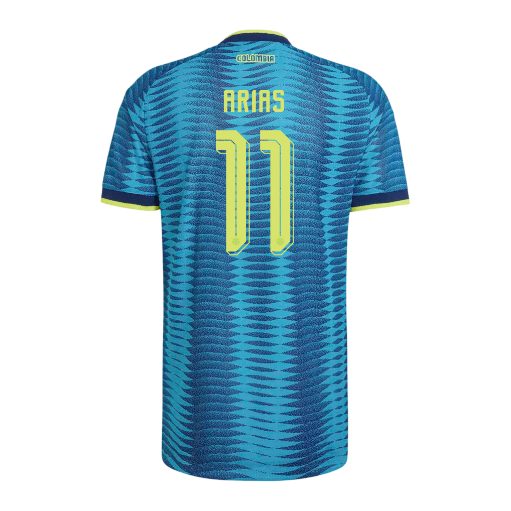 Colombia ARIAS #11 Away World Cup 2026 Jersey Blue Men's