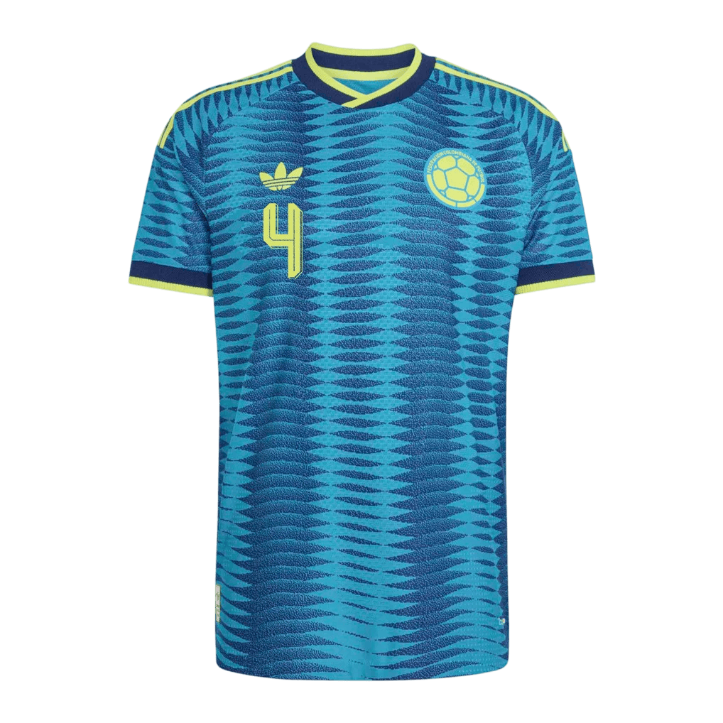 Colombia ARIAS #4 Away World Cup 2026 Jersey Blue Men's