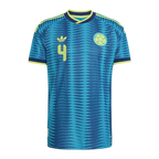 Colombia ARIAS #4 Away World Cup 2026 Jersey Blue Men's