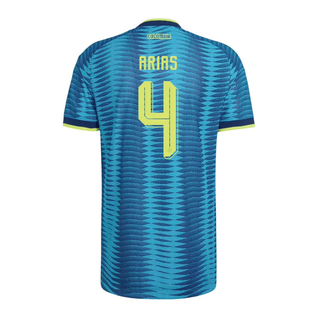 Colombia ARIAS #4 Away World Cup 2026 Jersey Blue Men's