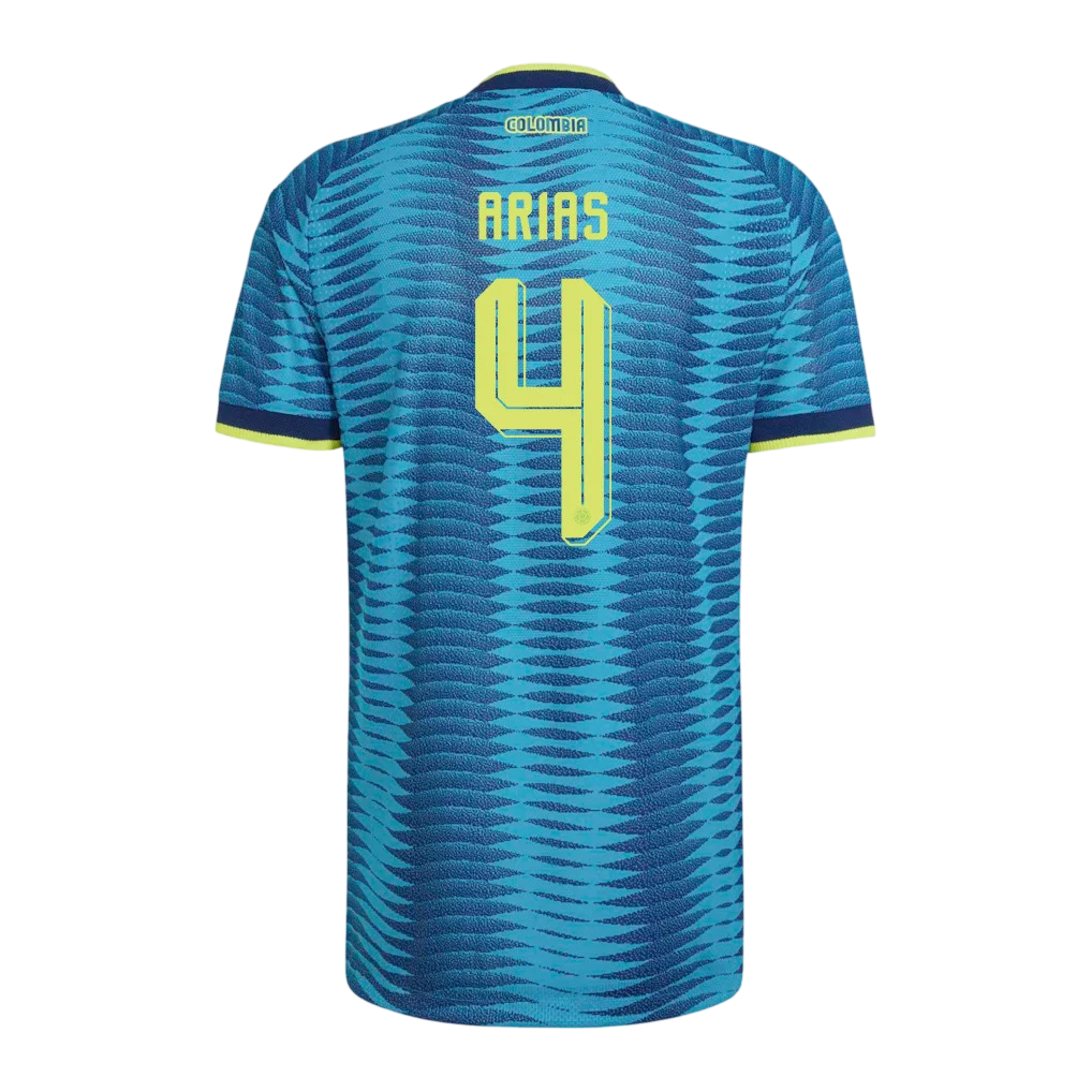 Colombia ARIAS #4 Away World Cup 2026 Jersey Blue Men's