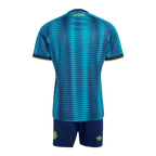 Colombia Away World Cup 2026 Kit Blue Kids