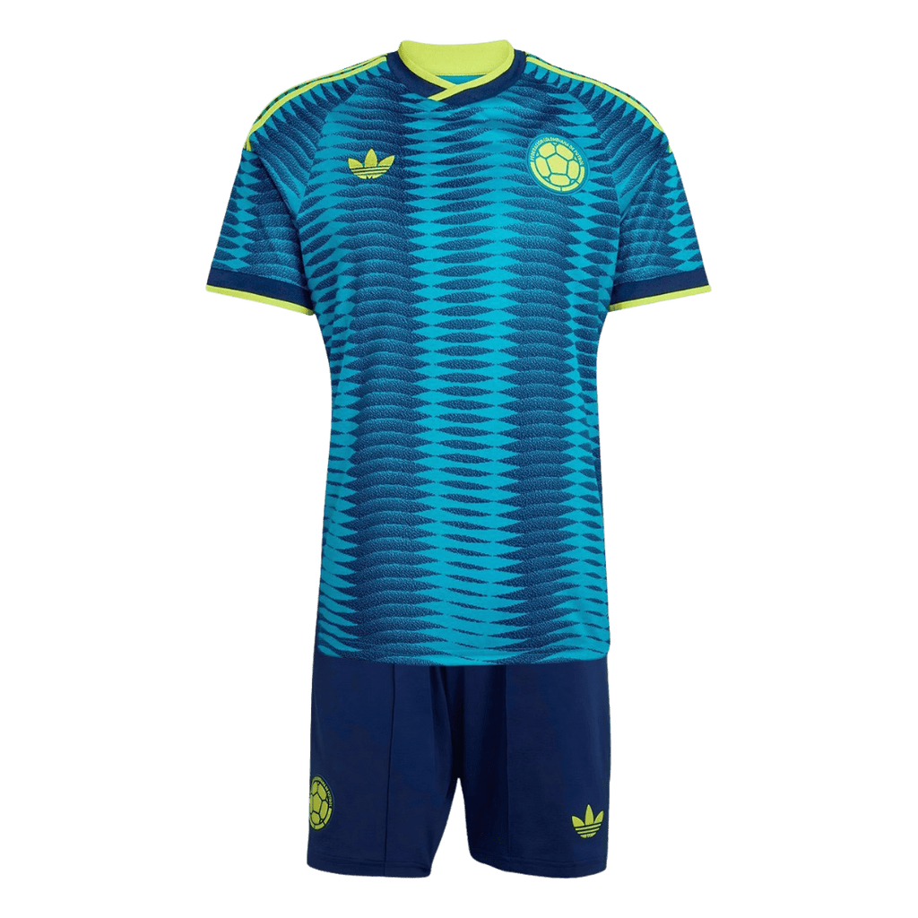 Colombia Away World Cup 2026 Kit Blue Kids