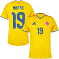 Colombia BORRE #19 Home World Cup 2026 Jersey Player's Version Yellow Men's
