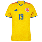 Colombia BORRE #19 Home World Cup 2026 Jersey Player's Version Yellow Men's