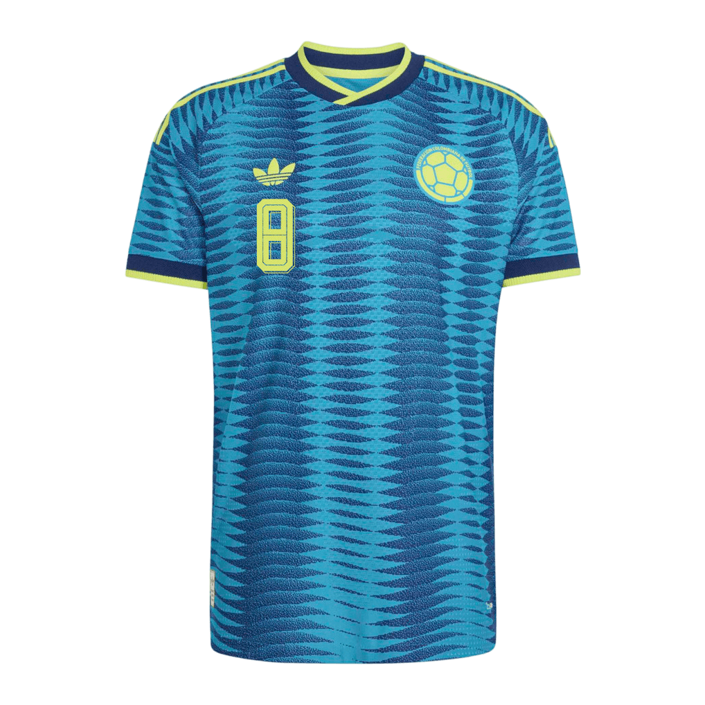 Colombia CARRASCAL #8 Away World Cup 2026 Jersey Blue Men's
