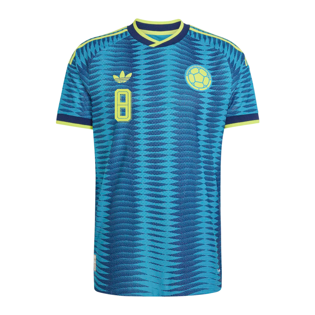 Colombia CARRASCAL #8 Away World Cup 2026 Jersey Blue Men's