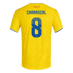 Colombia CARRASCAL #8 Home World Cup 2026 Jersey Yellow Men's