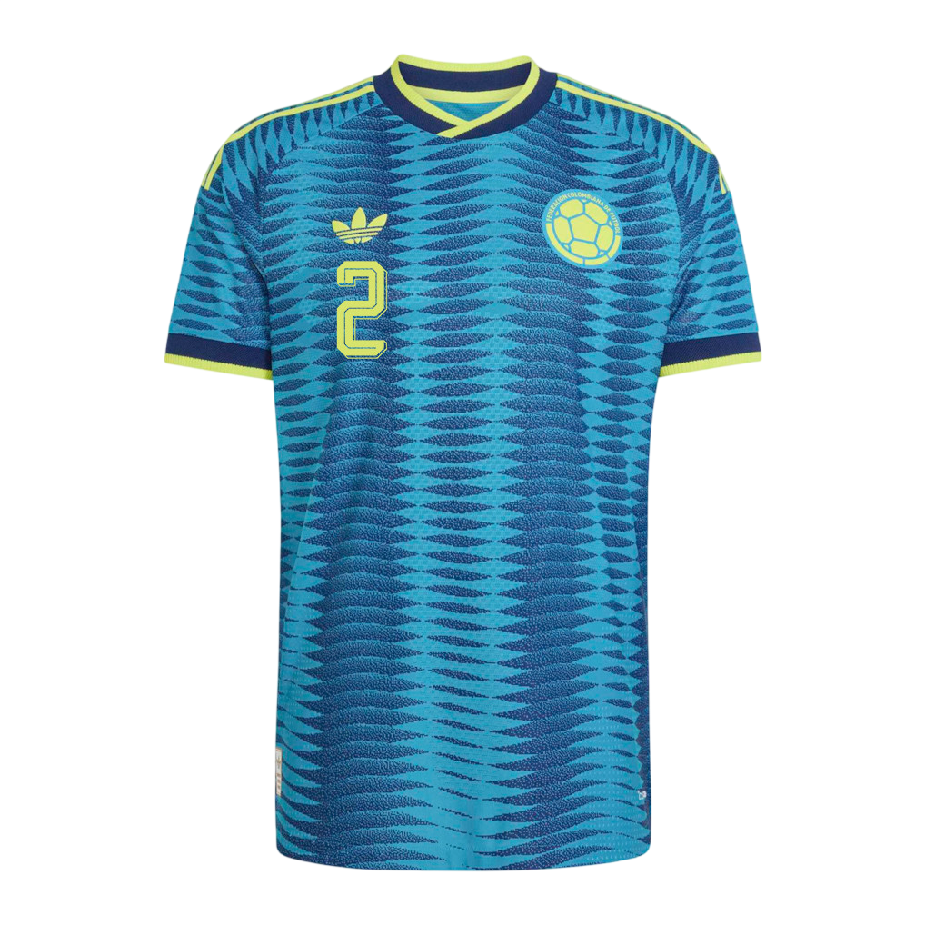 Colombia D. MUÑOZ #2 Away World Cup 2026 Jersey Blue Men's