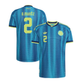 Colombia D. MUÑOZ #2 Away World Cup 2026 Jersey Blue Men's