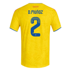 Colombia D. MUÑOZ #2 Home World Cup 2026 Jersey Yellow Men's
