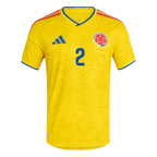 Colombia D. MUÑOZ #2 Home World Cup 2026 Jersey Yellow Men's