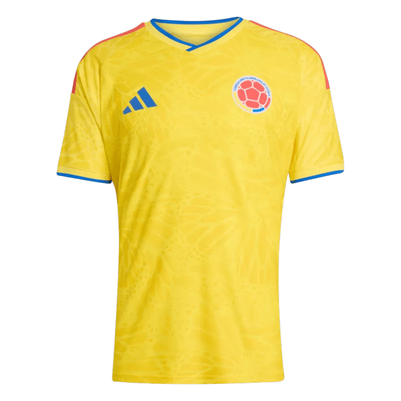 Colombia Home World Cup 2026 Jersey Player's Version Yellow Men's