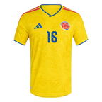 Colombia J. LERMA #16 Home World Cup 2026 Jersey Yellow Men's