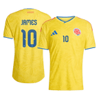 Colombia JAMES #10 Home World Cup 2026 Jersey Player's Version Yellow Men's