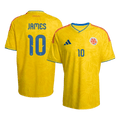 Colombia JAMES #10 Home World Cup 2026 Jersey Yellow Men's