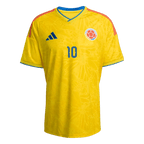 Colombia JAMES #10 Home World Cup 2026 Jersey Yellow Men's