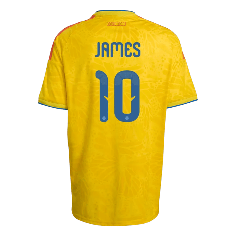 Colombia JAMES #10 Home World Cup 2026 Jersey Yellow Men's