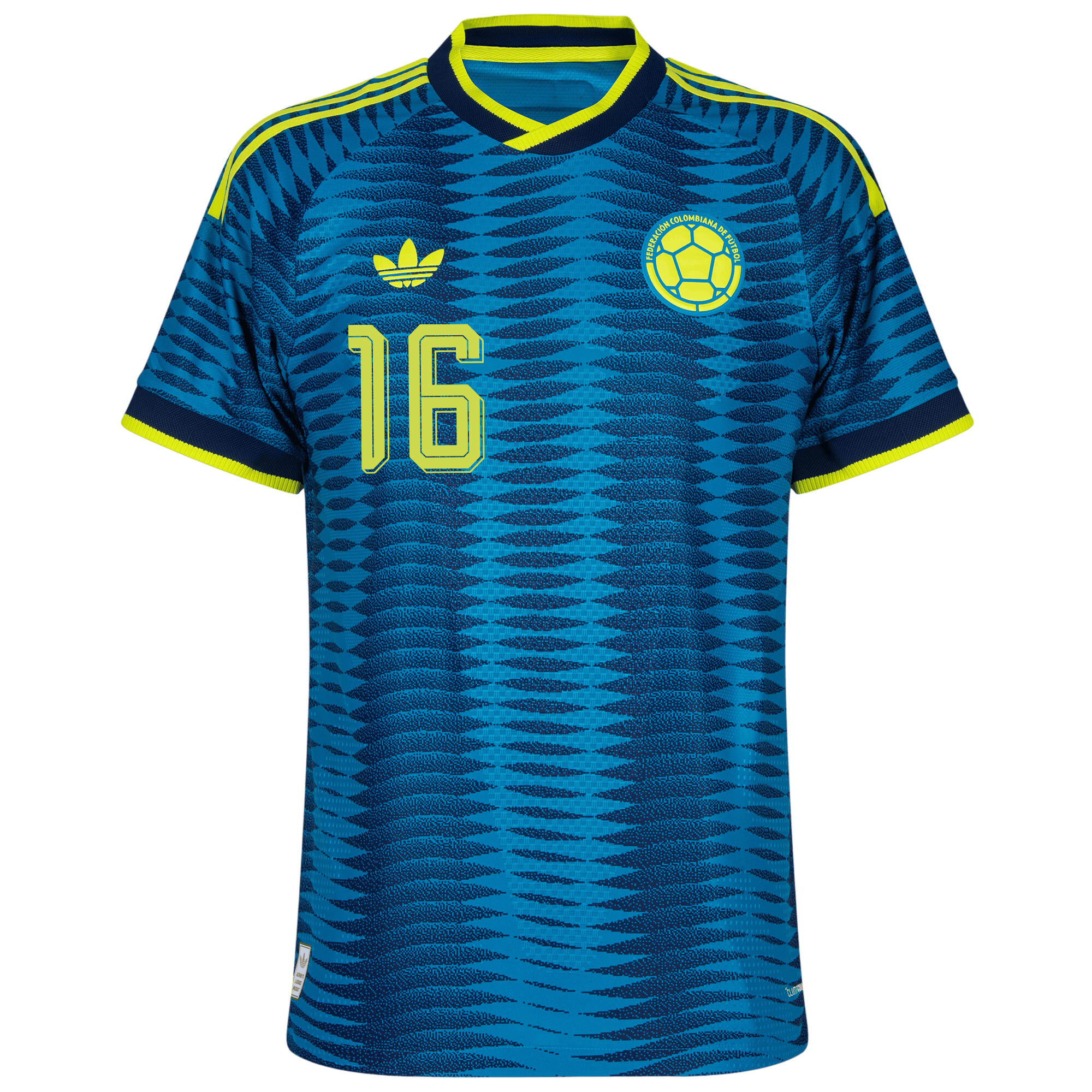 Colombia LERMA #16 Away World Cup 2026 Jersey Player's Version Blue Men's