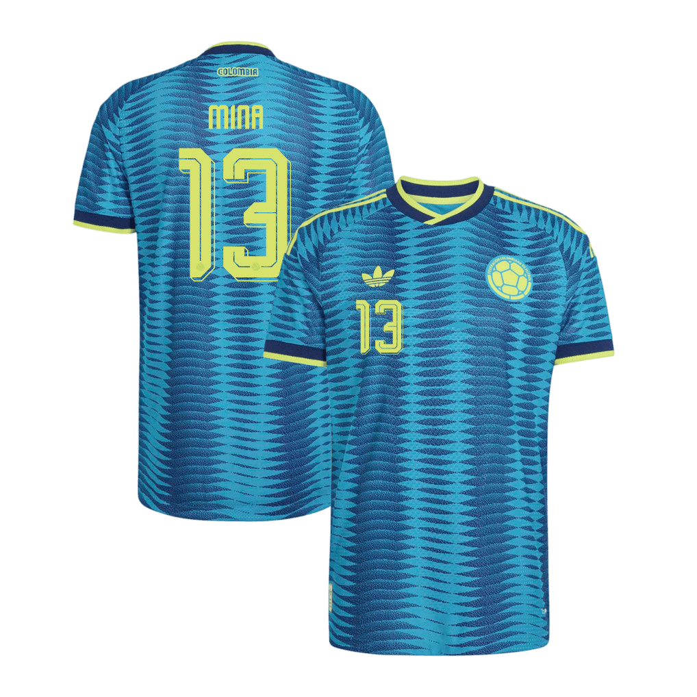 Colombia MINA #13 Away World Cup 2026 Jersey Blue Men's