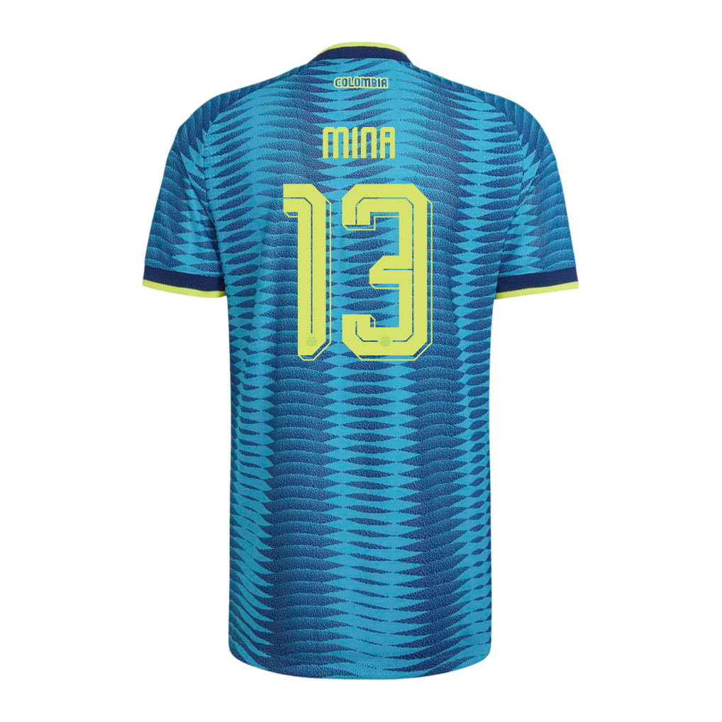 Colombia MINA #13 Away World Cup 2026 Jersey Blue Men's