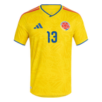 Colombia MINA #13 Home World Cup 2026 Jersey Yellow Men's