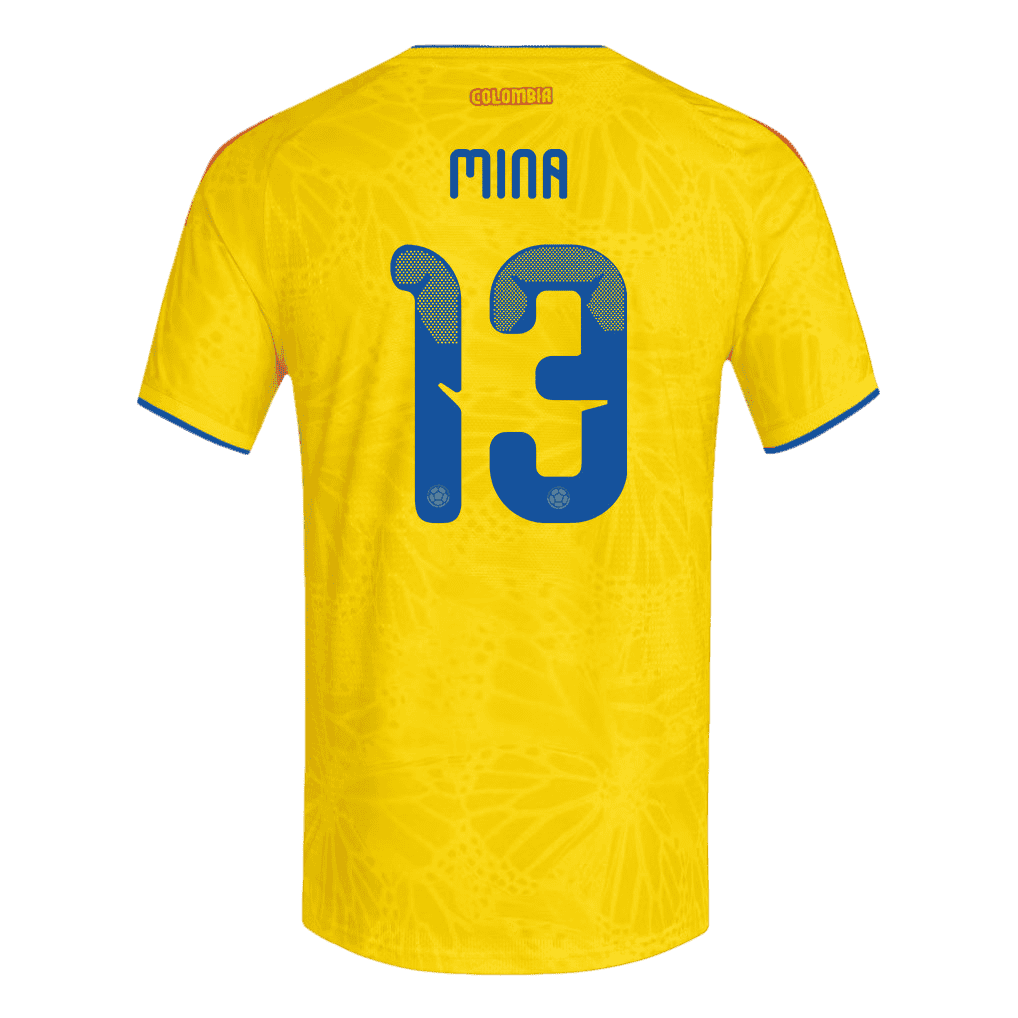 Colombia MINA #13 Home World Cup 2026 Jersey Yellow Men's