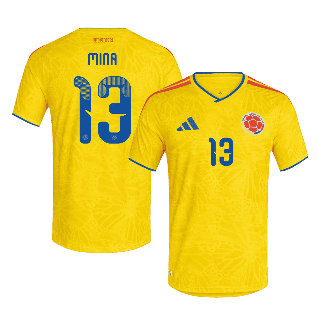 Colombia MINA #13 Home World Cup 2026 Jersey Yellow Men's