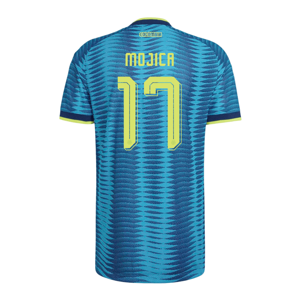 Colombia MOJICA #17 Away World Cup 2026 Jersey Blue Men's
