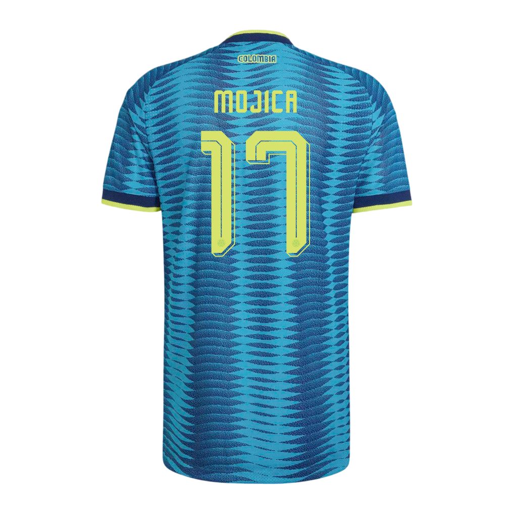 Colombia MOJICA #17 Away World Cup 2026 Jersey Blue Men's
