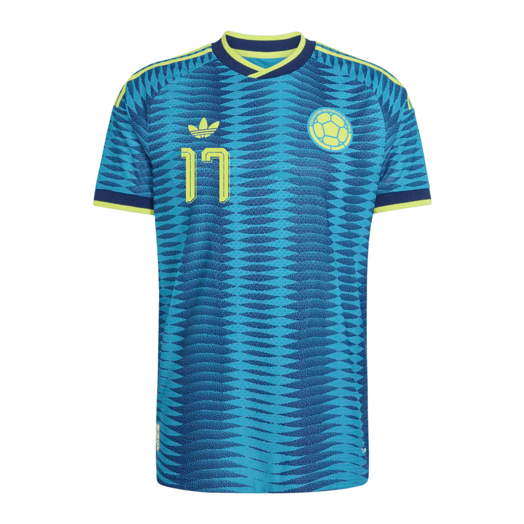 Colombia MOJICA #17 Away World Cup 2026 Jersey Blue Men's