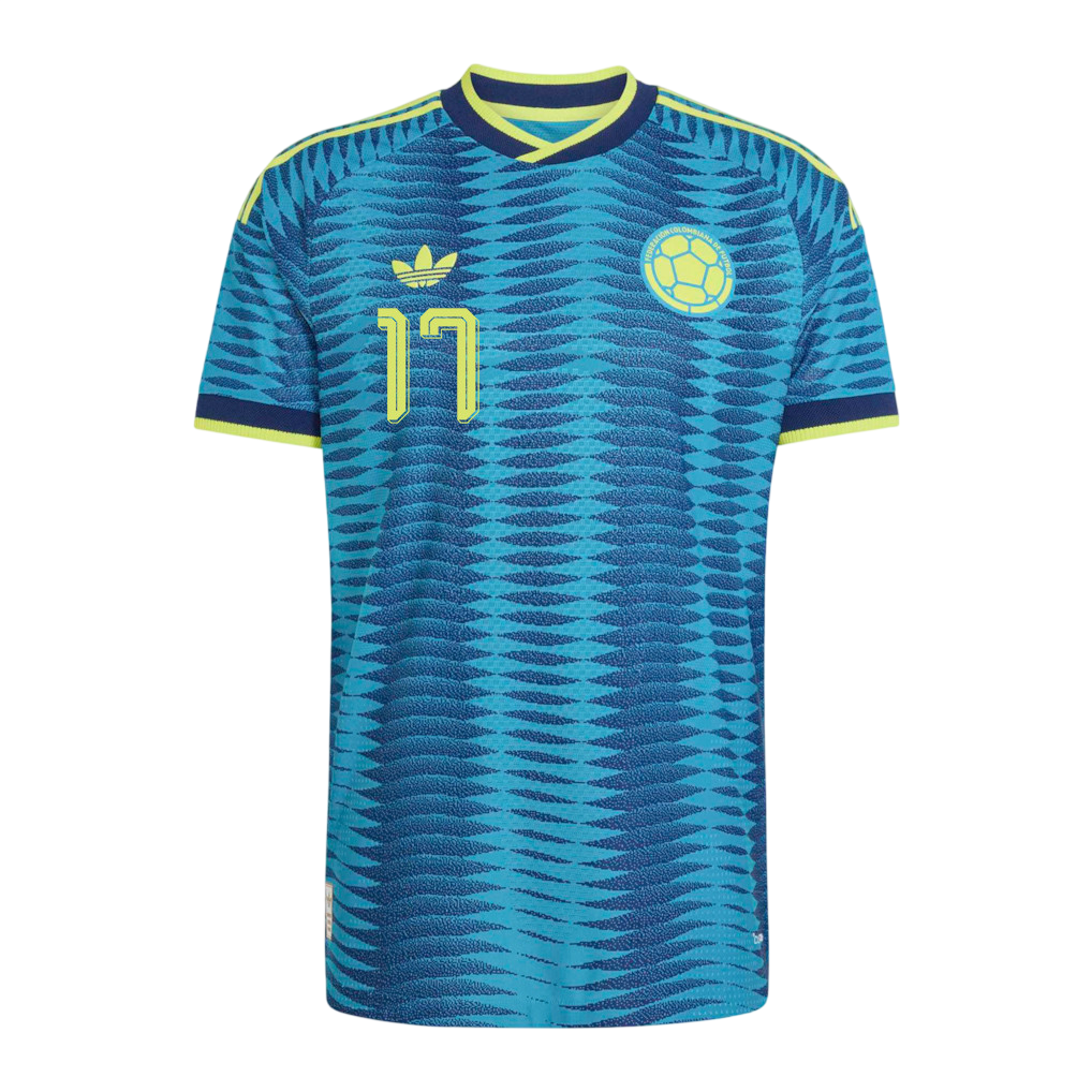 Colombia MOJICA #17 Away World Cup 2026 Jersey Blue Men's