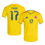 Colombia MOJICA #17 Home World Cup 2026 Jersey Yellow Men's