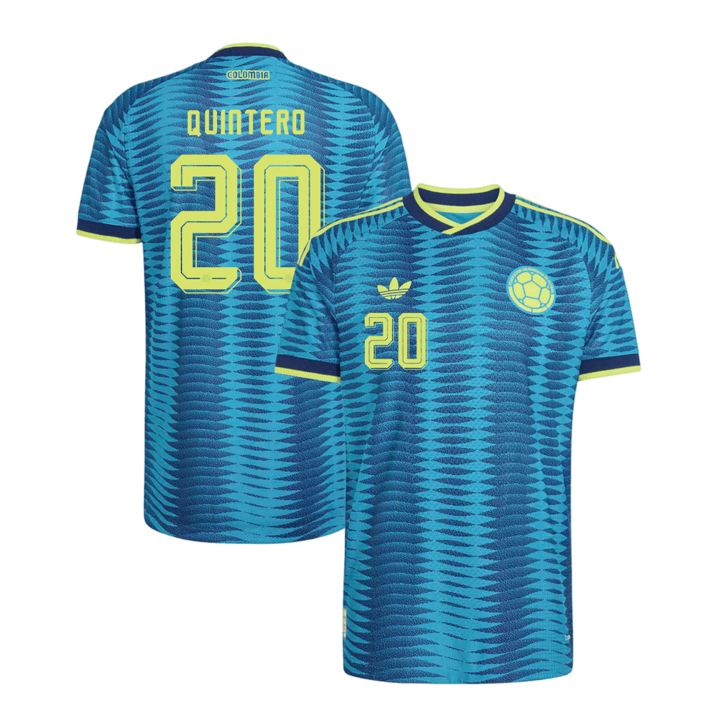 Colombia QUINTERO #20 Away World Cup 2026 Jersey Blue Men's