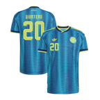 Colombia QUINTERO #20 Away World Cup 2026 Jersey Blue Men's