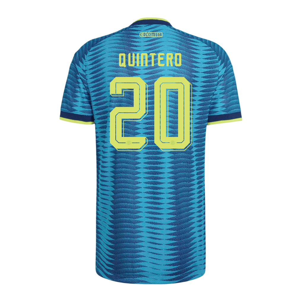 Colombia QUINTERO #20 Away World Cup 2026 Jersey Blue Men's
