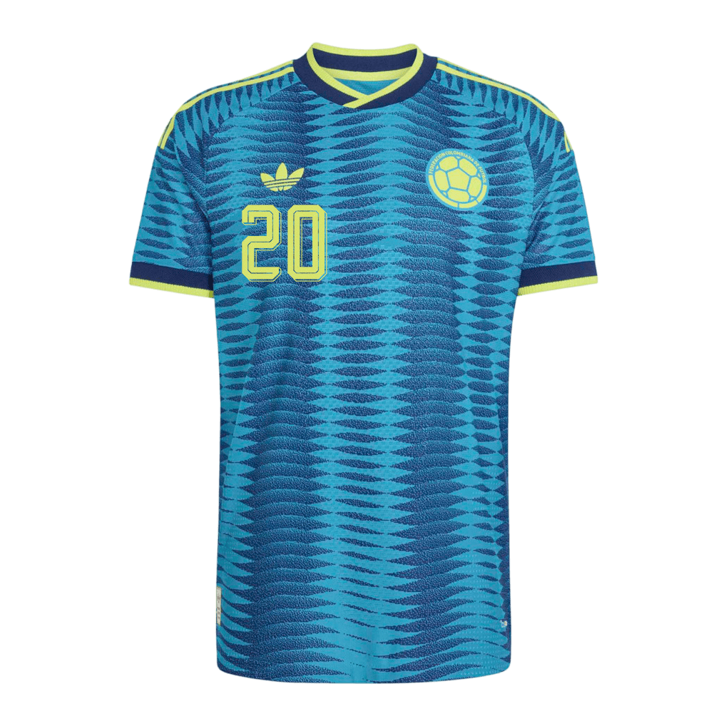 Colombia QUINTERO #20 Away World Cup 2026 Jersey Blue Men's