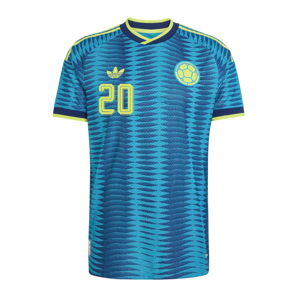 Colombia QUINTERO #20 Away World Cup 2026 Jersey Blue Men's