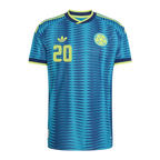 Colombia QUINTERO #20 Away World Cup 2026 Jersey Blue Men's