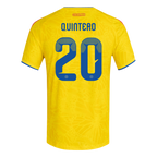 Colombia QUINTERO #20 Home World Cup 2026 Jersey Yellow Men's