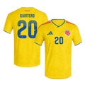 Colombia QUINTERO #20 Home World Cup 2026 Jersey Yellow Men's