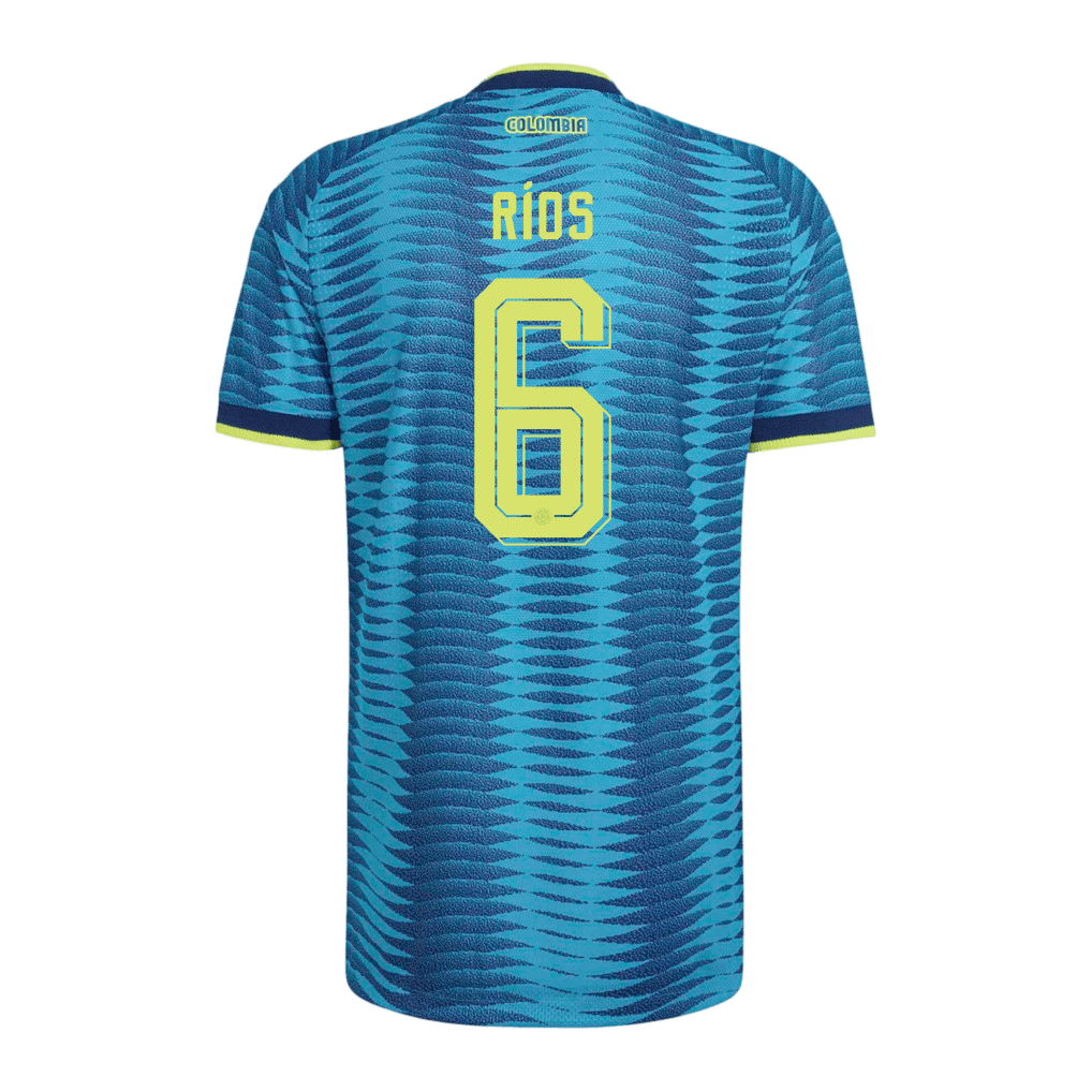 Colombia RÍOS #6 Away World Cup 2026 Jersey Blue Men's