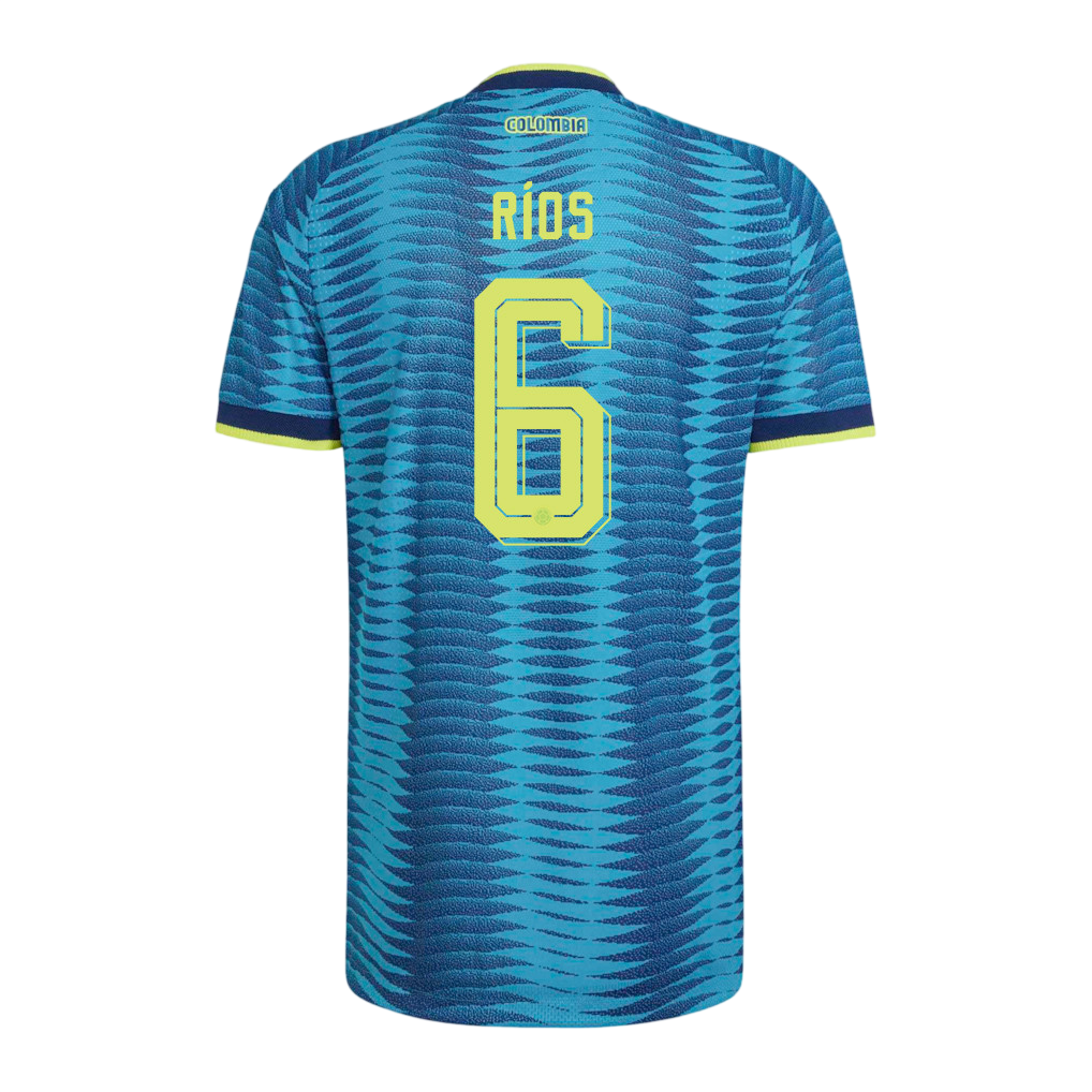 Colombia RÍOS #6 Away World Cup 2026 Jersey Blue Men's