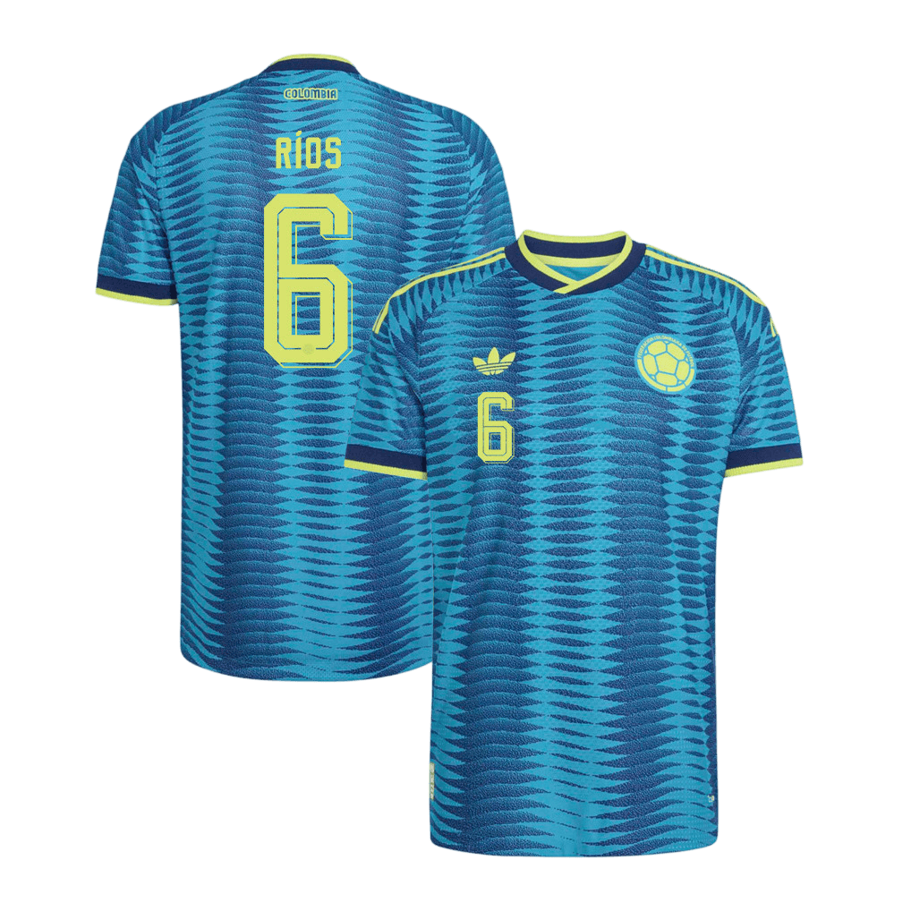 Colombia RÍOS #6 Away World Cup 2026 Jersey Blue Men's