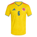 Colombia RÍOS #6 Home World Cup 2026 Jersey Yellow Men's